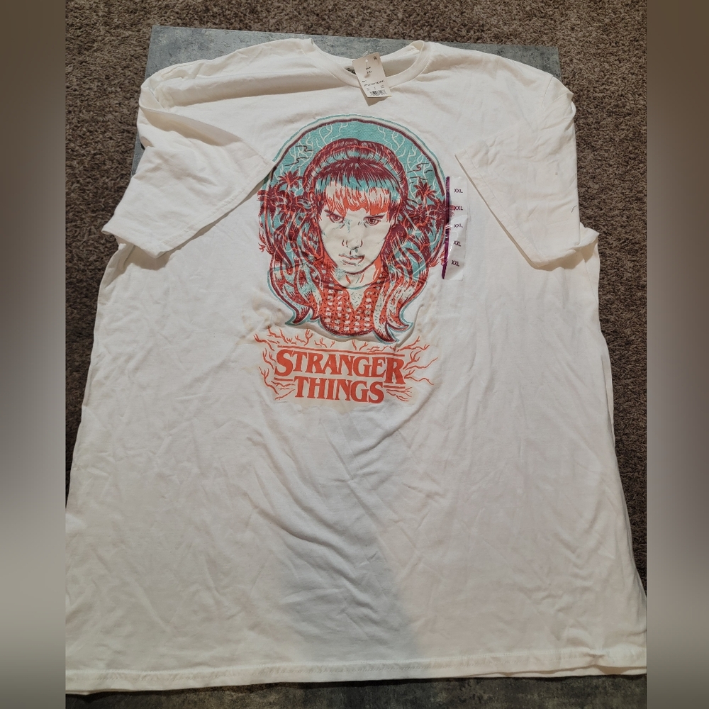 Eleven Stranger Things Travis Knight Short Sleeve